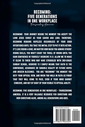 Becoming — Back Cover